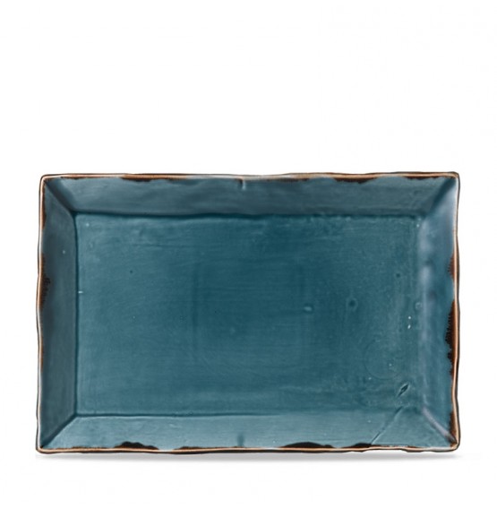 Harvest Blue Rectangular Tray