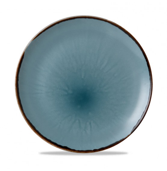 Harvest Blue Coupe Plate