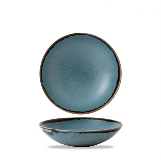 Harvest Blue Coupe Bowl