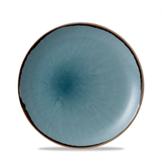 Harvest Blue Coupe Plate