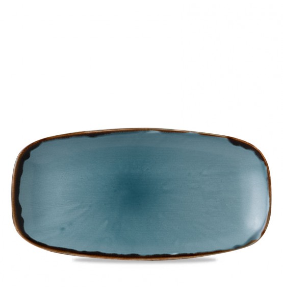 Harvest Blue Chefs' Oblong Plate