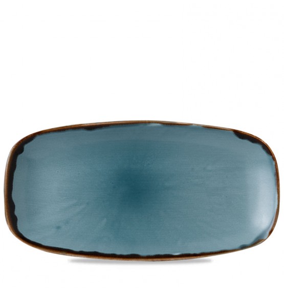 Harvest Blue Chefs' Oblong Plate
