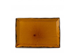 Harvest Brown Rectangular Tray