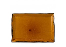 Harvest Brown Rectangular Tray