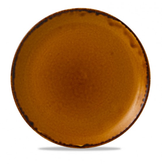 Harvest Brown Coupe Plate