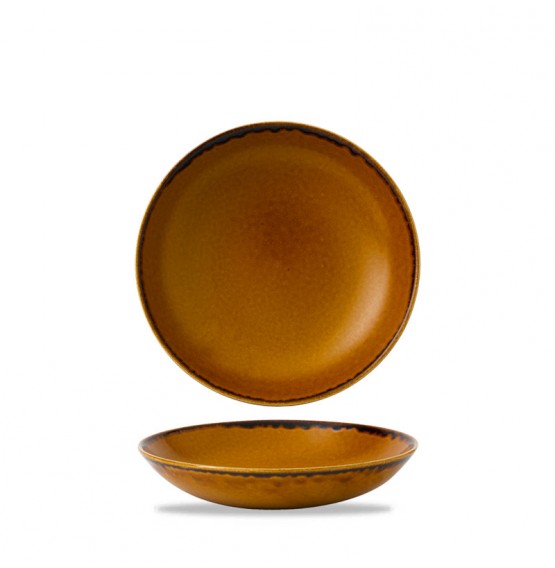 Harvest Brown Coupe Bowl