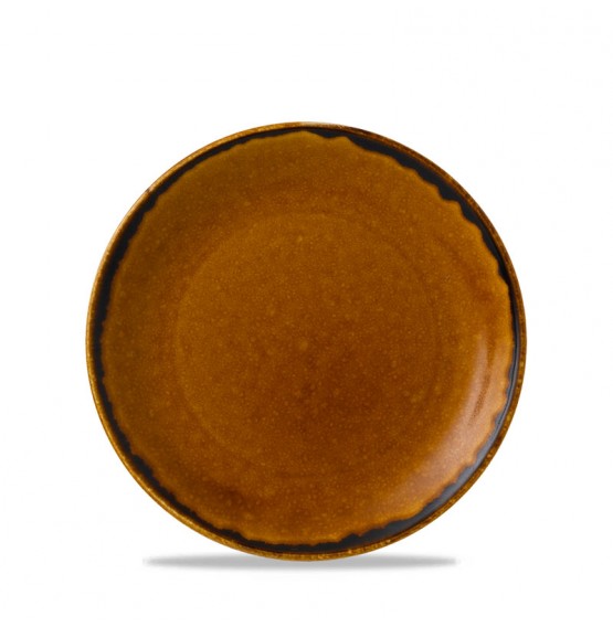 Harvest Brown Coupe Plate