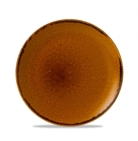 Harvest Brown Coupe Plate