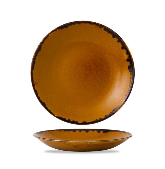 Harvest Brown Deep Coupe Plate
