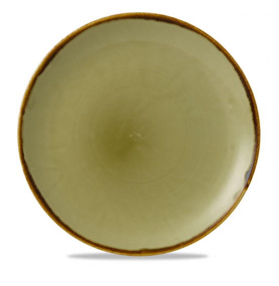 Harvest Green Coupe Plate