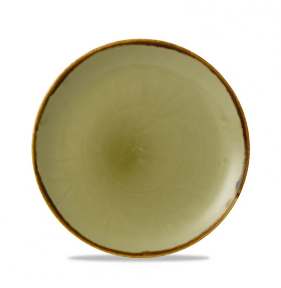 Harvest Green Coupe Plate