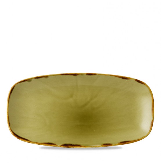Harvest Green Chefs' Oblong Plate