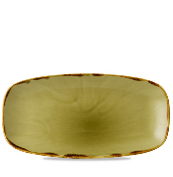 Harvest Green Chefs' Oblong Plate