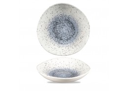 Mineral Blue Organic Round Bowl