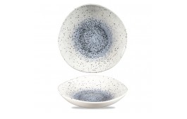 Mineral Blue Organic Round Bowl