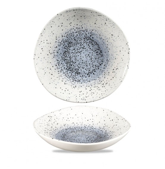 Mineral Blue Organic Round Bowl