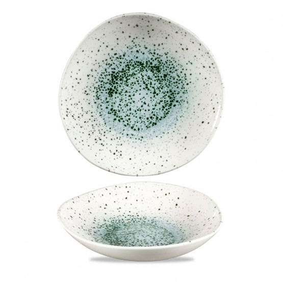 Mineral Green Organic Round Bowl
