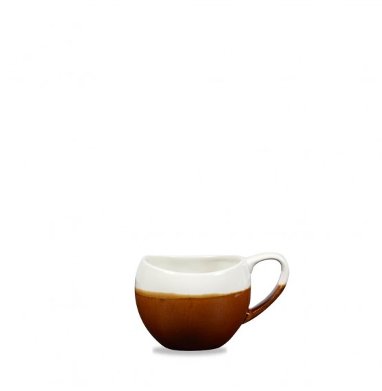 Monochrome Cinnamon Brown Bulb Cup