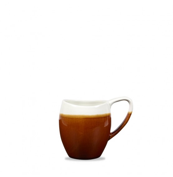 Monochrome Cinnamon Brown Bulb Mug