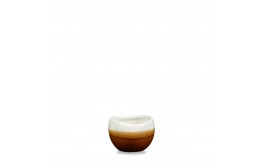 Monochrome Cinnamon Brown Bulb Chip Mug
