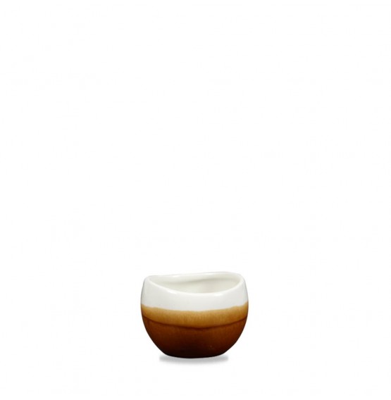 Monochrome Cinnamon Brown Bulb Chip Mug