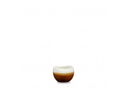 Monochrome Cinnamon Brown Bulb Dip Pot