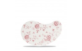 Vintage Prints Cranberry Rose Chintz Signature Tile