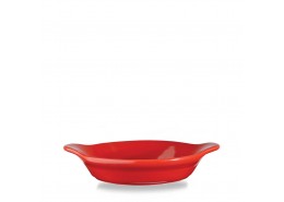 Cookware Small Round Eared Dish Red