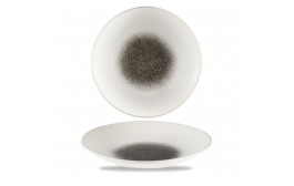 Isla Quartz Black Deep Coupe Plate