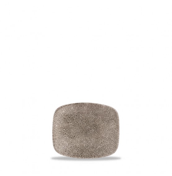 Raku Quartz Black Chefs' Oblong Plate No.5
