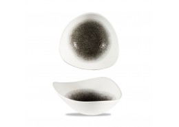 Raku Quartz Black Triangle Bowl