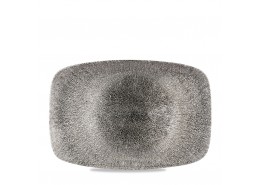 Raku Quartz Black Chef's Oblong Platter