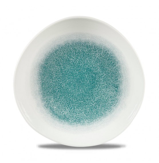Raku Jade Green Organic Round Plate