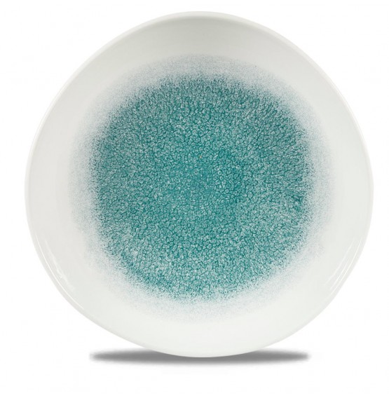 Raku Jade Green Organic Round Plate