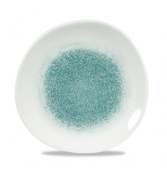 Raku Jade Green Organic Round Plate