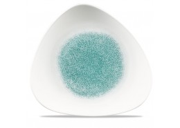 Raku Jade Green Triangle Plate