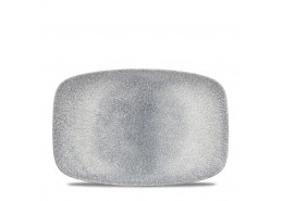 Raku Topaz Blue Chefs' Oblong Plate