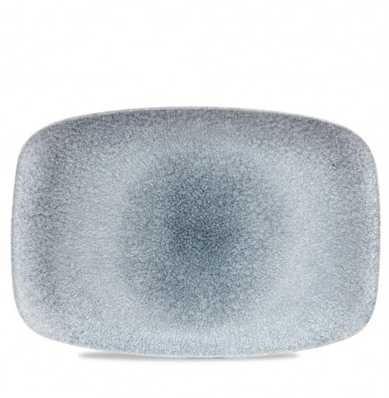 Raku Topaz Blue Chef's Oblong Platter No.9