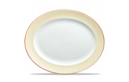 Sahara Oval Rimmed Dish