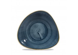 Stonecast Blueberry Triangle Shallow Bowl