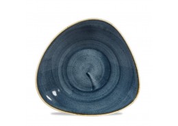Stonecast Blueberry Triangle Shallow Bowl