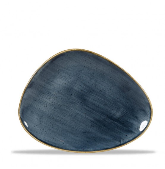 Stonecast Blueberry Chefs' Triangle Plate