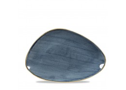 Stonecast Blueberry Chefs' Triangle Plate