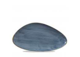 Stonecast Blueberry Chefs' Triangle Plate