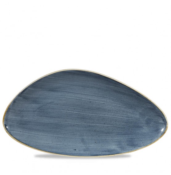 Stonecast Blueberry Chefs' Triangle Plate