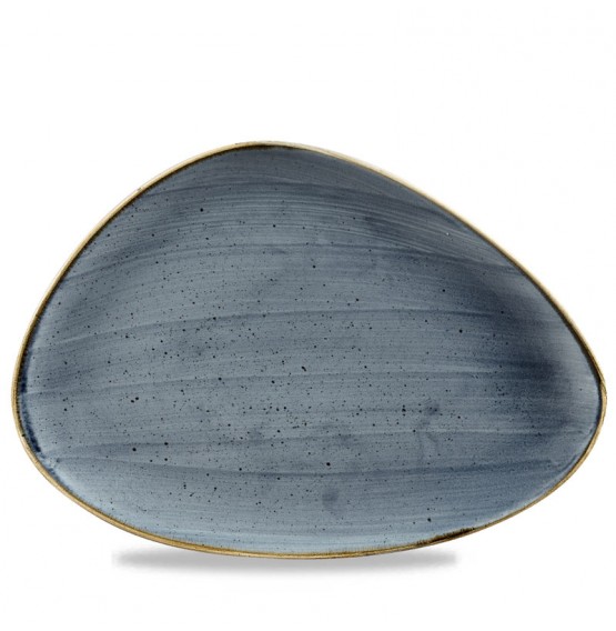 Stonecast Blueberry Chefs' Triangle Plate