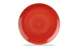 Stonecast Berry Red Coupe Plate