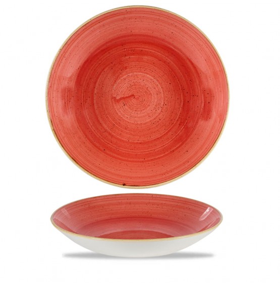 Stonecast Berry Red Large Coupe Bowl