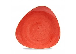 Stonecast Berry Red Triangle Plate