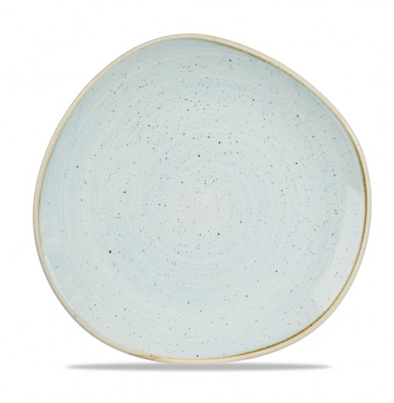 Stonecast Duck Egg Blue Organic Round Plate